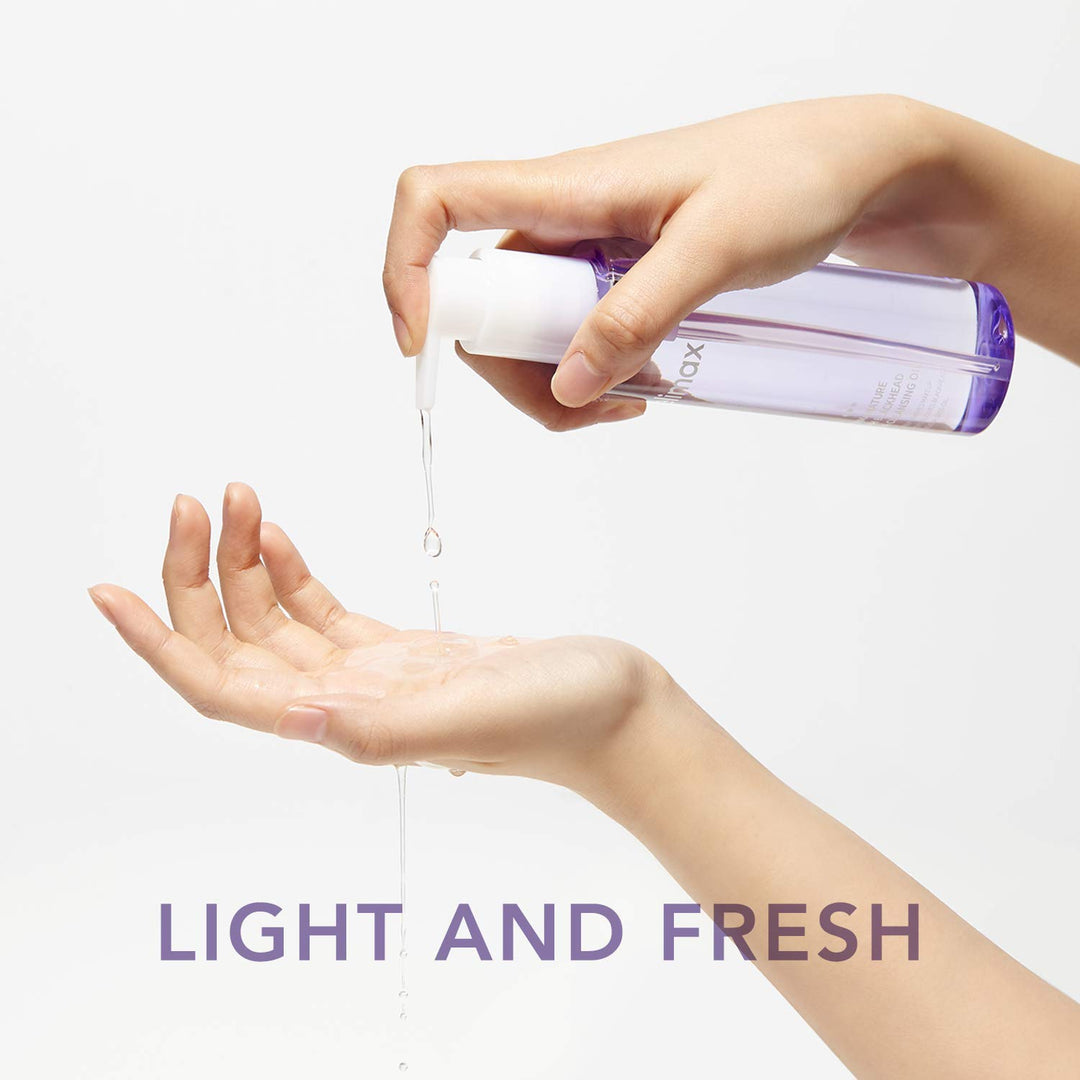 celimax Derma Nature Fresh Blackhead Jojoba Cleansing Oil | Light & Non-Greasy Daily Makeup Remover, Facial Cleanser, Clogged Pore & Blackheads Removal, Deep Cleansing,150ml