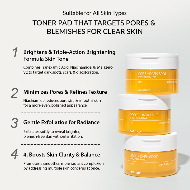 Celimax Pore & Dark Spot Brightening Sheet Mask - 40 Pads