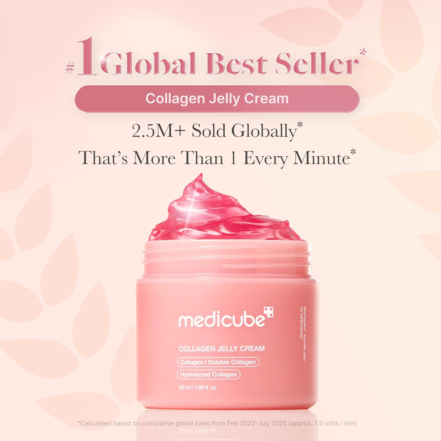Medicube Collagen Jelly Cream-50ml with Niacinamide and Freeze-Dried Collagen improves uneven skin tone, boosts hydration, and 24-hour glow. No artificial colors. Korean skincare(1.69 fl. oz.)