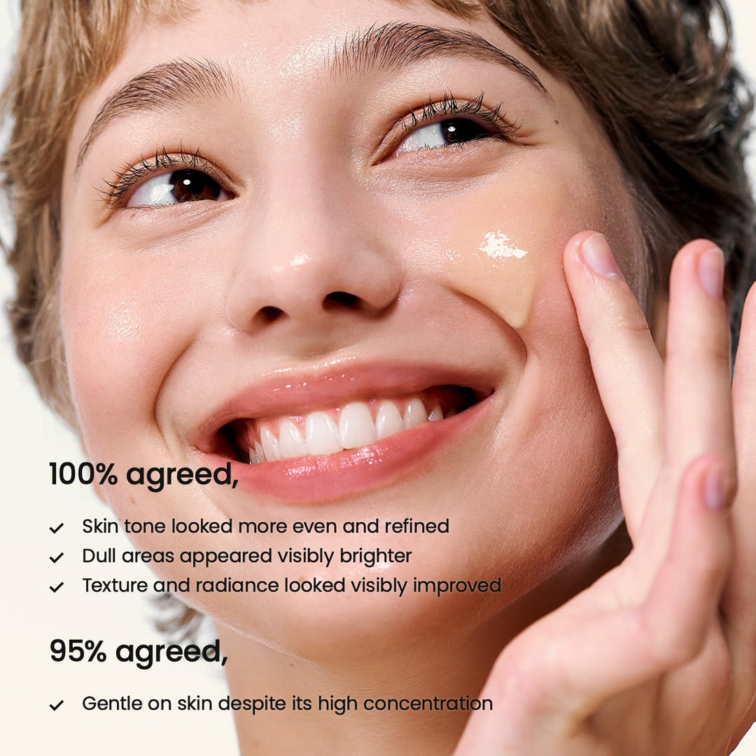 BIODANCE Radiant Vita Niacinamide Serum, for Even Tone Dark Spot Care with Vitamin C, Hydrating for Sensitive Skin, Filter Glow Serum, Korean Skincare, Stocking Stuffers | 1.01 floz x 1 ea