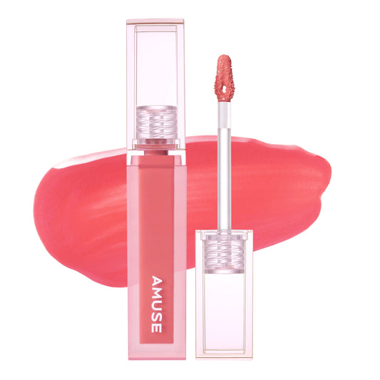 AMUSE - Encre à Lèvres Dew Tint – 01 La Vie En Coral