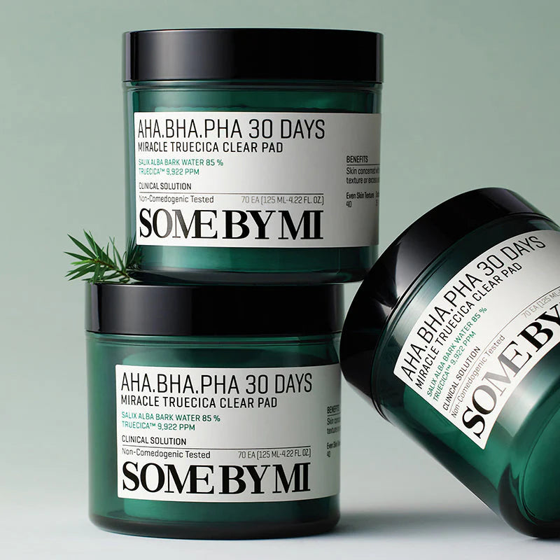 SOME BY MI - Pads Exfoliants AHA.BHA.PHA 30 Days Miracle Truecica – 70 pads