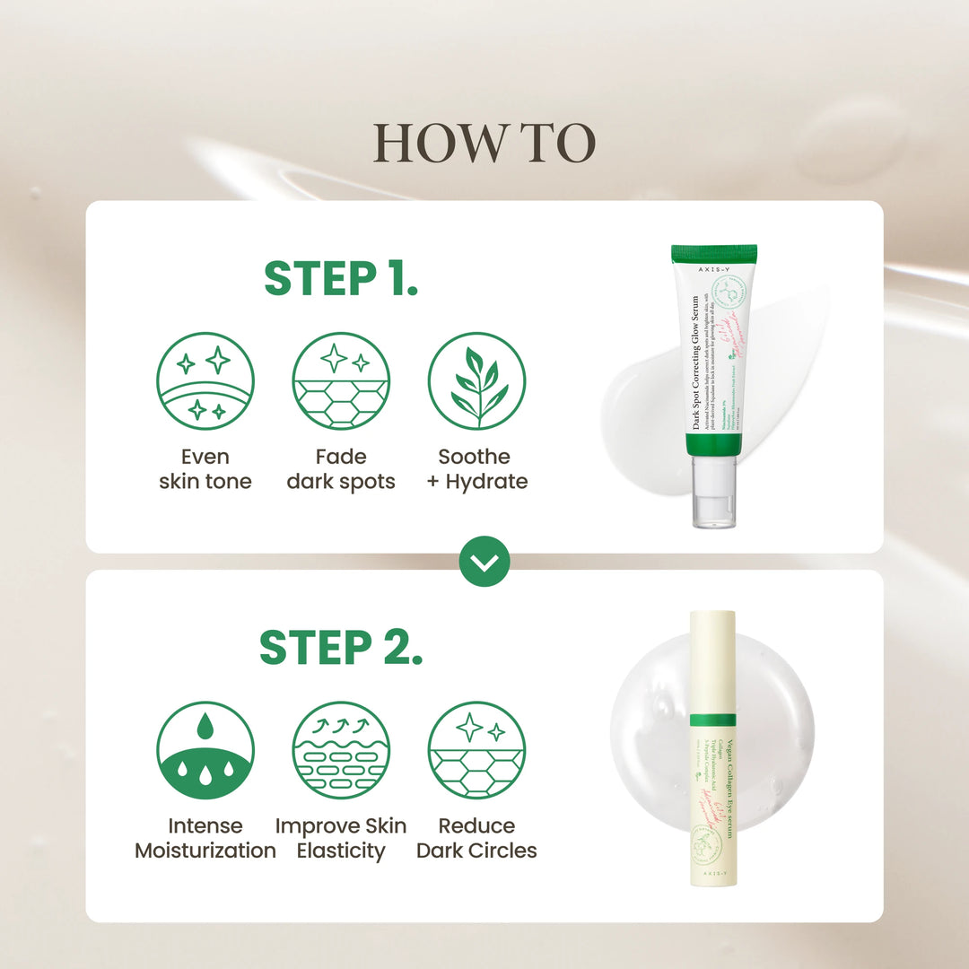Glass Skin Duo Set (Glow Serum+Eye Serum)