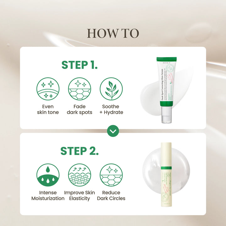 Glass Skin Duo Set (Glow Serum+Eye Serum)