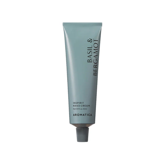 Aromatica - Crème Mains Inspirit au Basilic & Bergamote – 30 ml