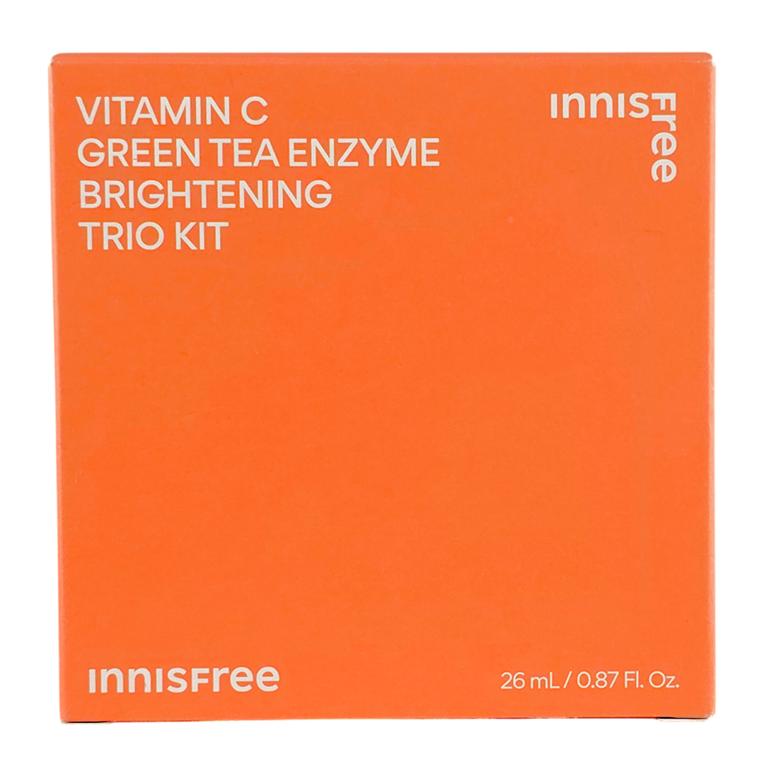 0.87 oz, InnisFree Vitamin C Green Tea Enzyme Brightening Tro Kit