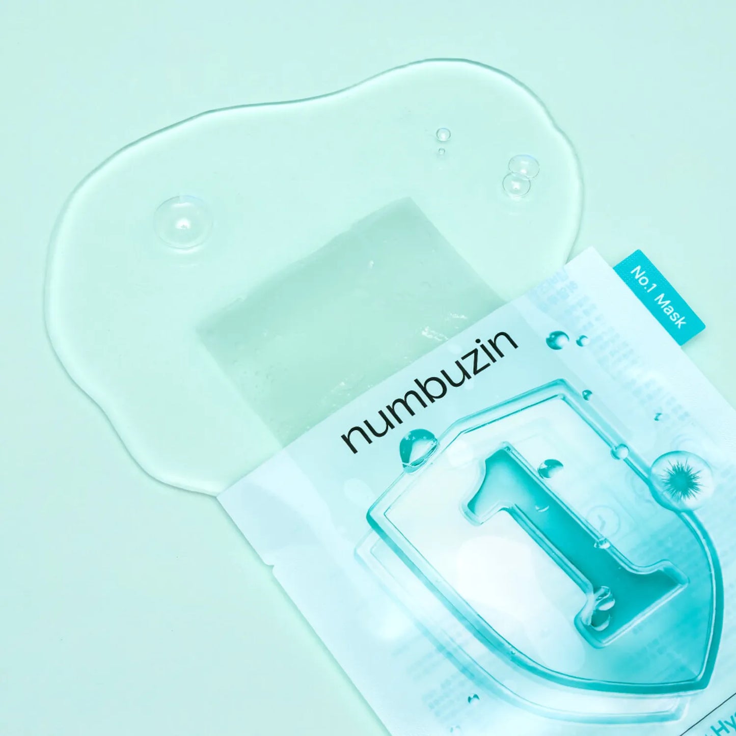 numbuzin - Masque Hydratant Clair No.1 Panthénol B5 & Acide Hyaluronique – 4 masques