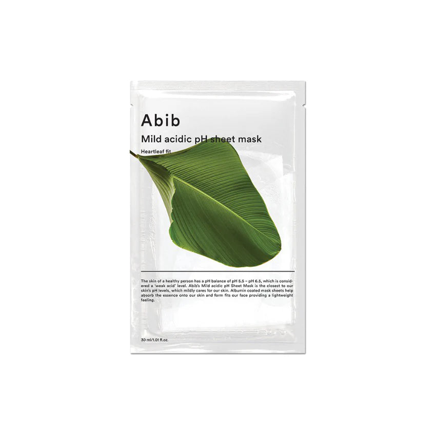 Abib - Mild Acidic pH Sheet Mask Heartleaf Fit