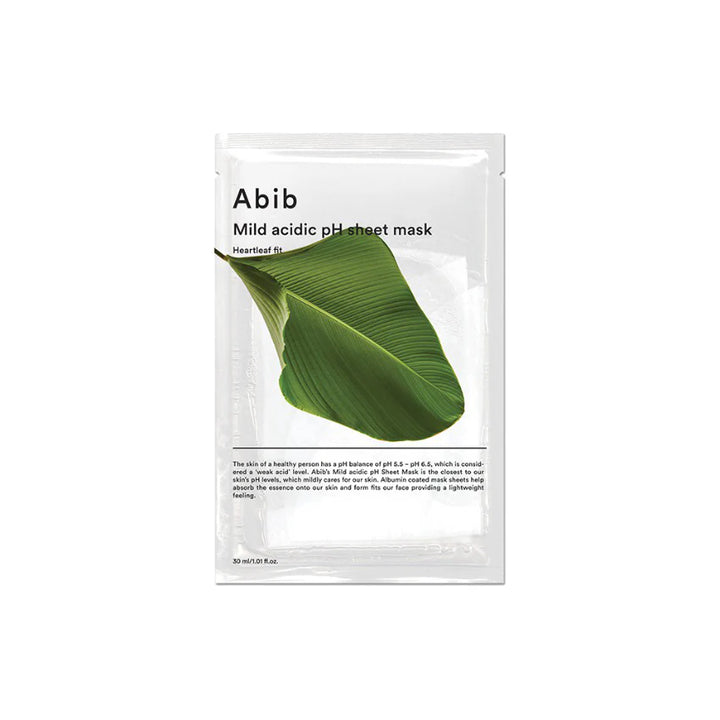 Abib - Mild Acidic pH Sheet Mask Heartleaf Fit