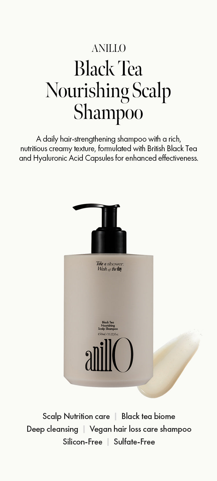 Black TeaNourishingScalp Shampoo - ANILLO