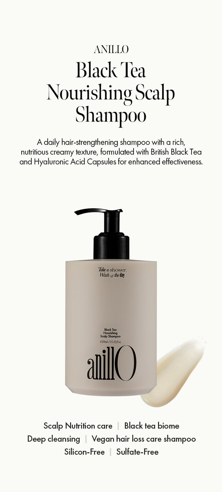 Black TeaNourishingScalp Shampoo - ANILLO