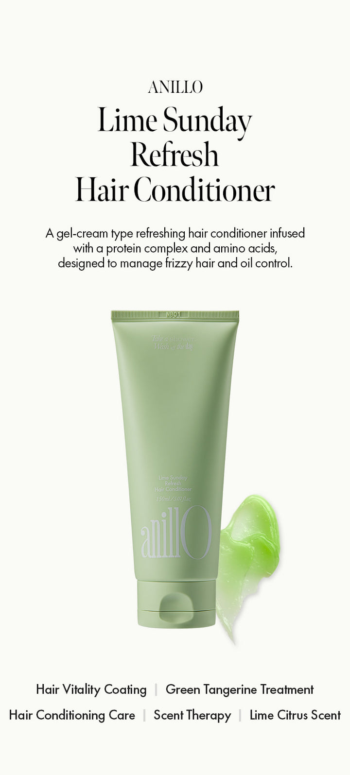 Lime SundayRefreshHair Conditioner - ANILLO