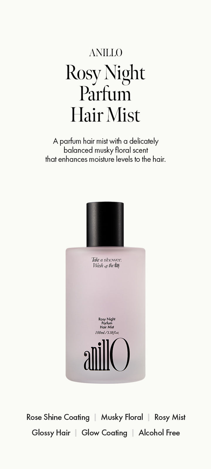 Rosy NightParfumHair Mist - ANILLO
