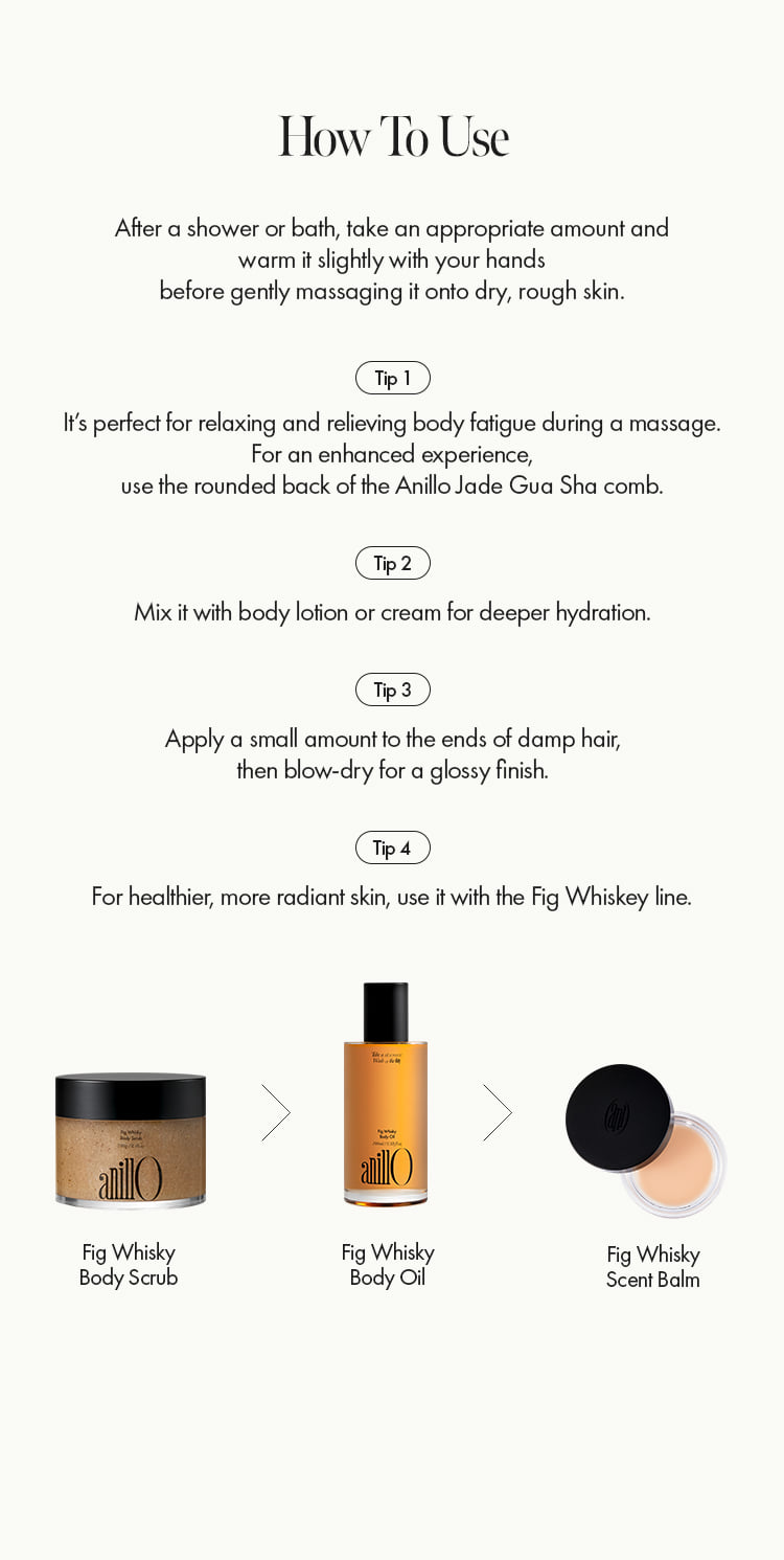 Fig WhiskyBody Oil - ANILLO