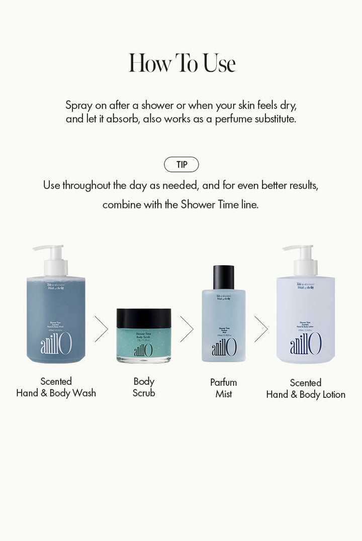 Shower TimeParfumBody Mist - ANILLO