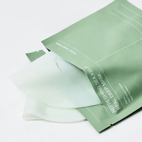 BIODANCE - Masque Profond Rafraîchissant aux Algues Marines – 1 boîte (4 masques de 34 g)