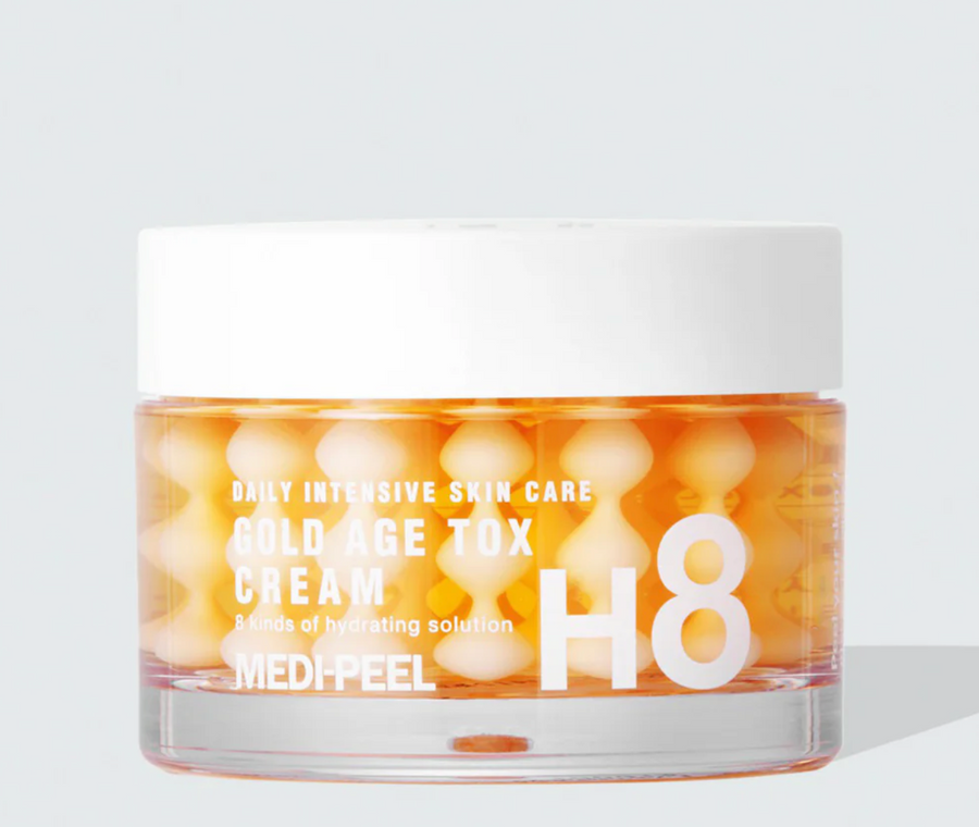 MEDI-PEEL, Gold Age Tox, Crème anti-âge, Rides, Effet lifting, Peau ferme, Soin anti-âge, Rajeunissement, Hydratation, Peau lisse, Soin régénérant, Peptides, Crème réparatrice, Peau éclatante, Soin de la peau, Soin intensif