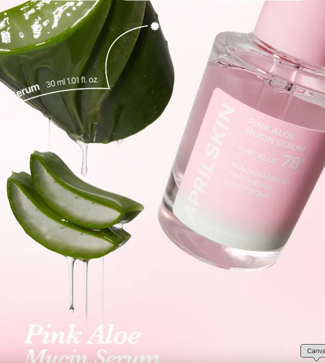 APRILSKIN - Sérum Pink Aloe Mucin