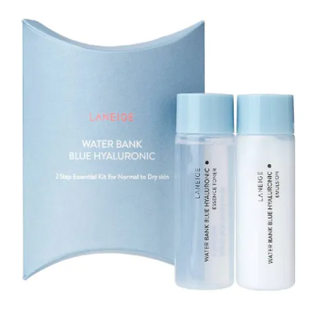 LANEIGE- Kit essentiel  à l'acide hyaluronique bleu de Water Bank