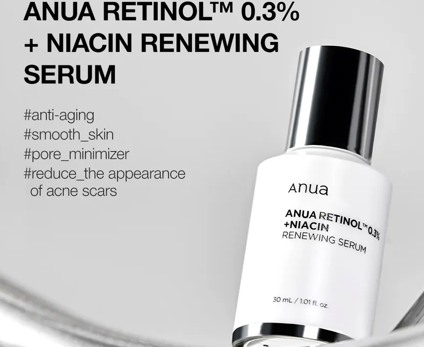 Anua- Rétinol 0,3% + Sérum Rénovateur Niacine - Sérum