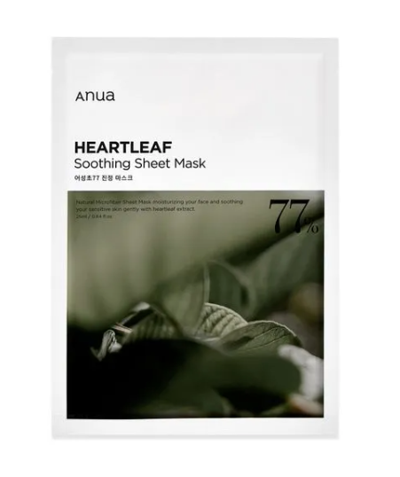Anua - Heartleaf 77% Soothing Sheet Mask - Masque Tissu Visage