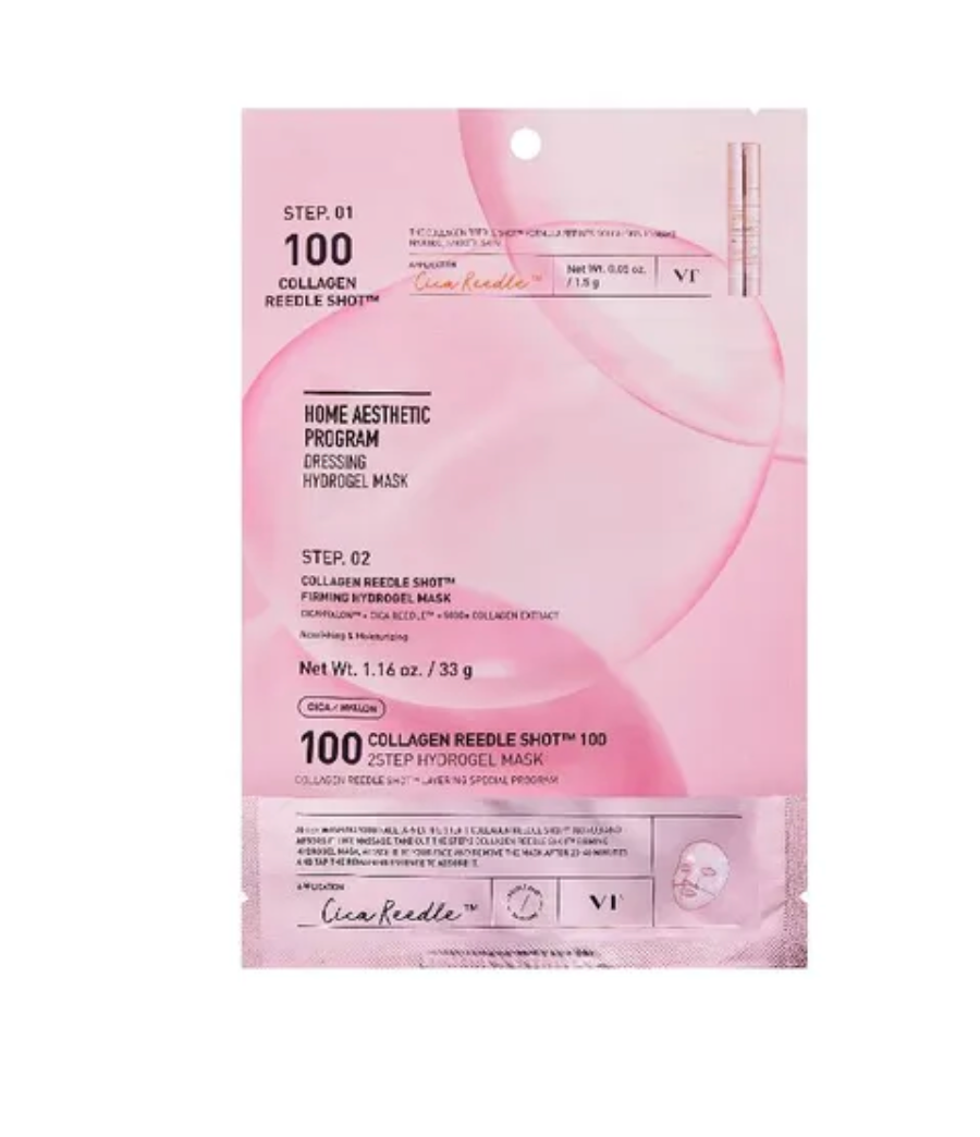 VT, Collagen, Hydrogel mask, Masque en 2 étapes, Masque au collagène, Soin anti-âge, Peau ferme, Hydratation, Soin régénérant, Soin intensif, Masque nourrissant, Peau lisse, Éclat de la peau, Soin de la peau, Masque réparateur