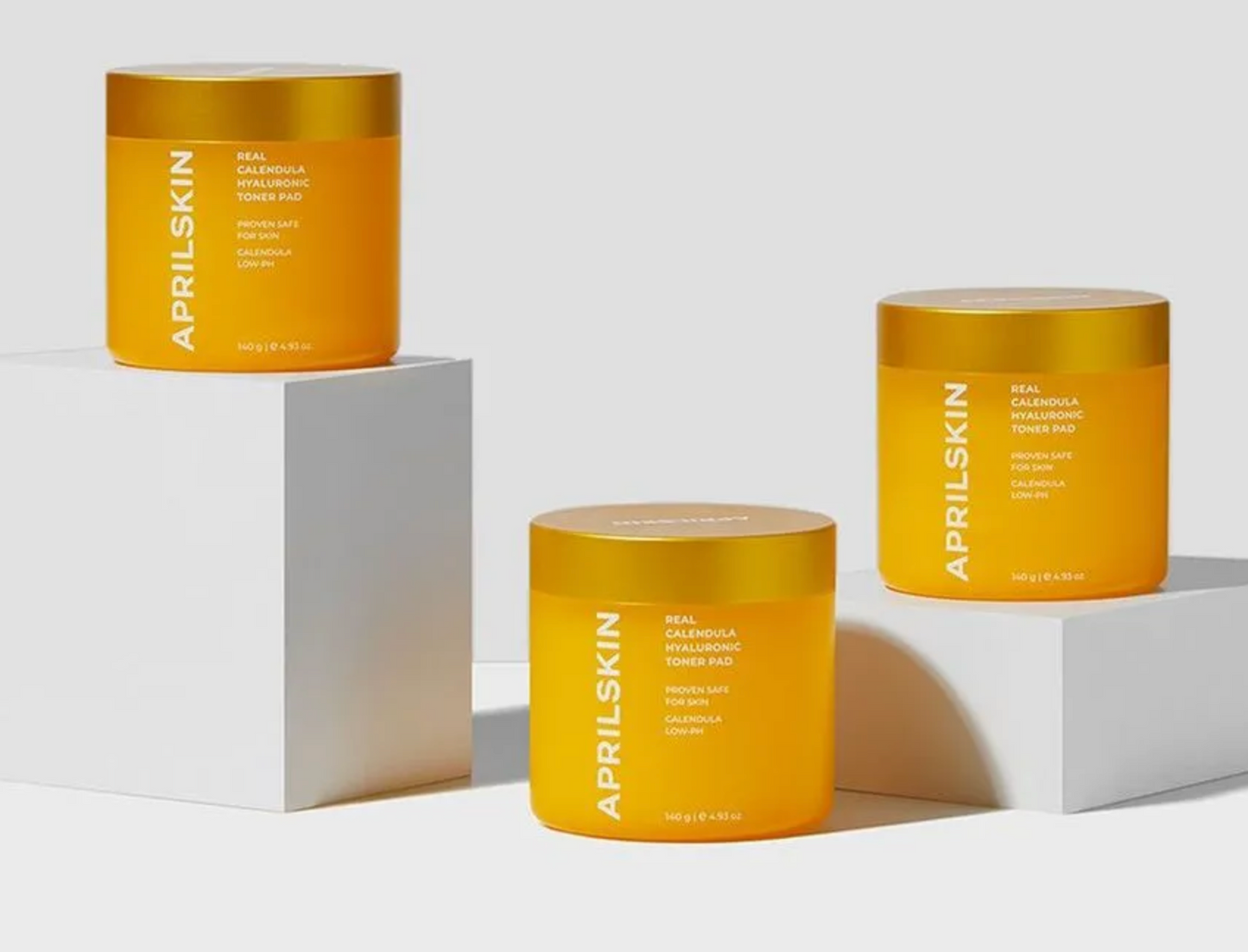 APRILSKIN - Real Calendula Hyaluronic Toner Pad