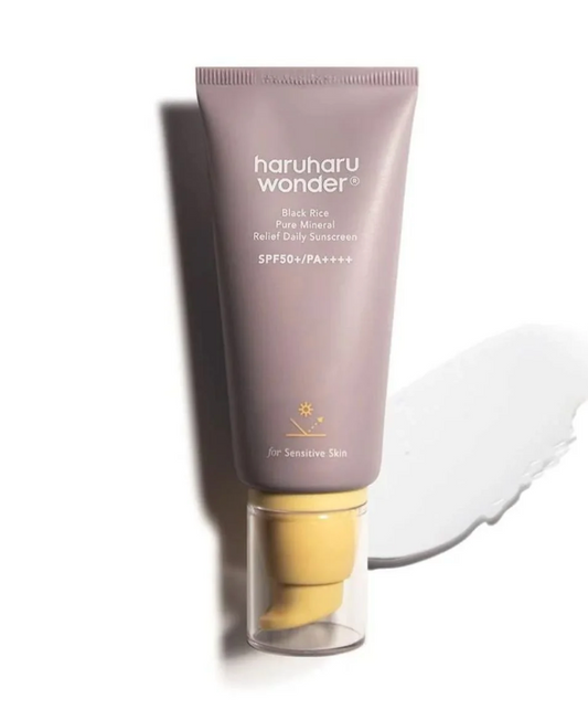 Haruharu Wonder - Crème solaire quotidienne au riz noir et aux minéraux purs [50 ml]