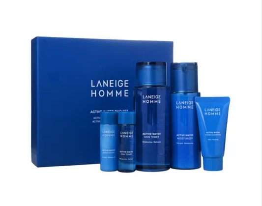LANEIGE - Homme Active Water Duo Set [5 pcs]