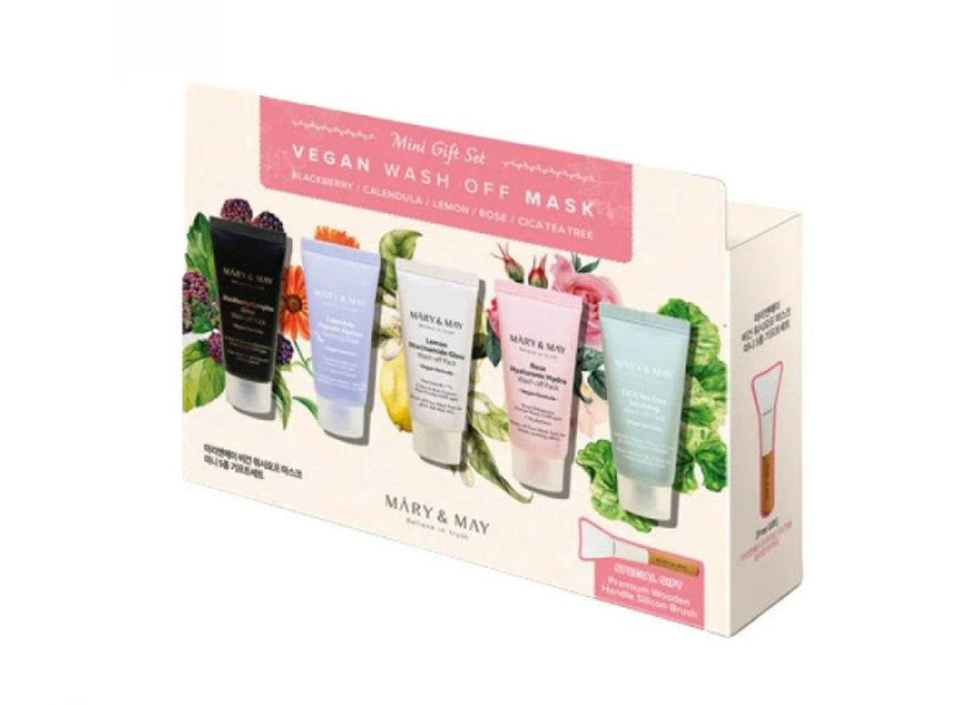 Mary&May Vegan Wash Off Mask Mini Gift Set