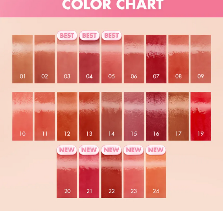 [rom&nd] THE JUICY LASTING TINT