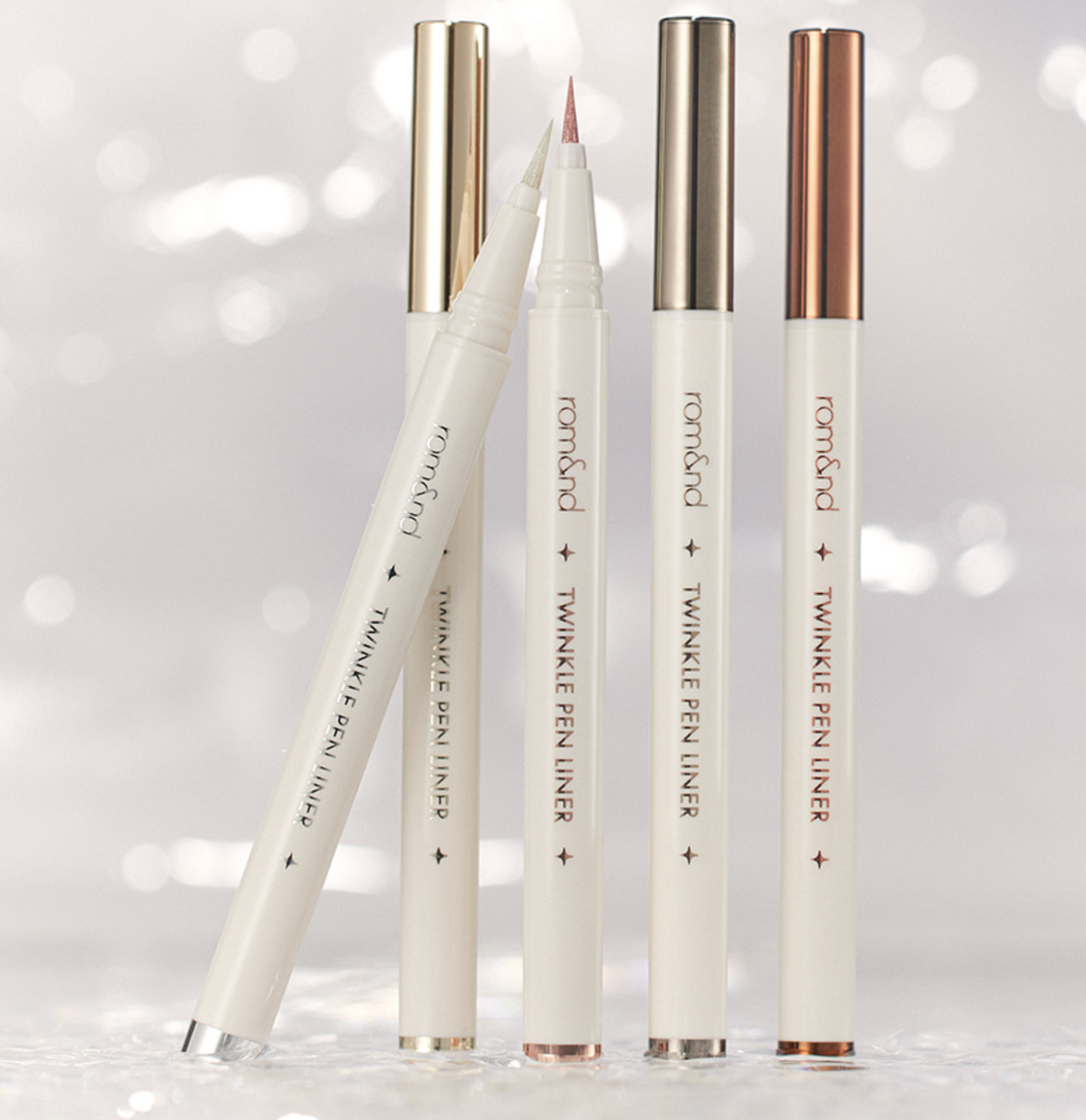 [rom&nd] TWINKLE PEN LINER 03 ROSY SPARKLE