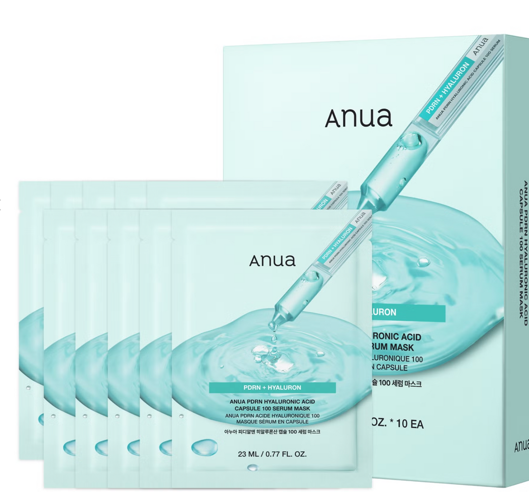 Anua - PDRN Hyaluronic Acid Capsule 100 Serum Mask Set x10
