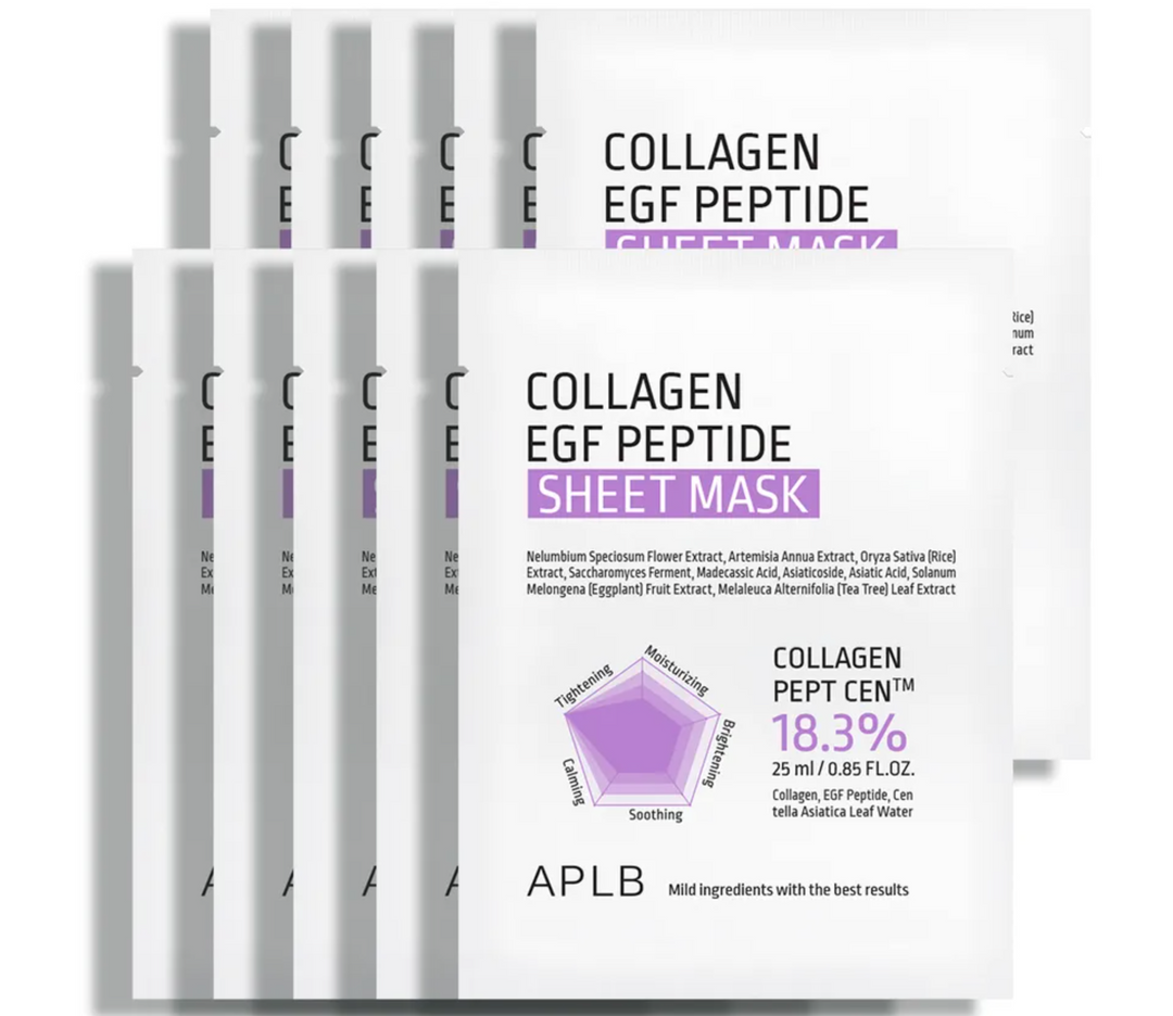 APLB - COLLAGEN EGF PEPTIDE SHEET MASK 10 PCS3