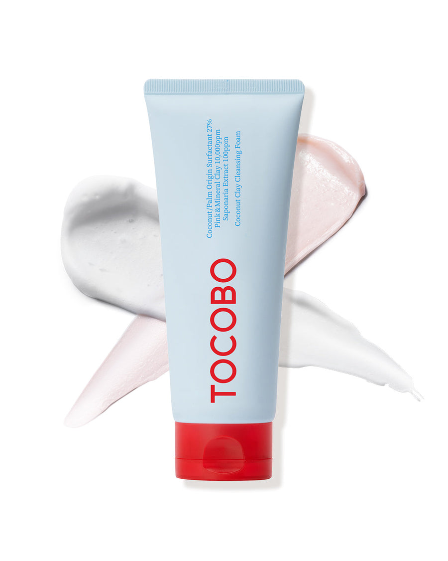 Tocobo Coconut Clay Cleansing Foam: Deep Pore Purifying Face Wash for Balanced Skin