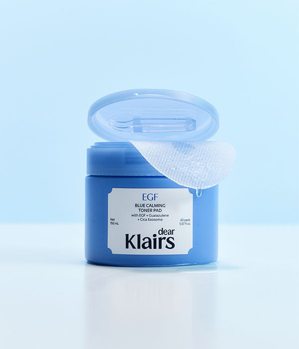 Blue Calming Toner Pads - Dear Klairs