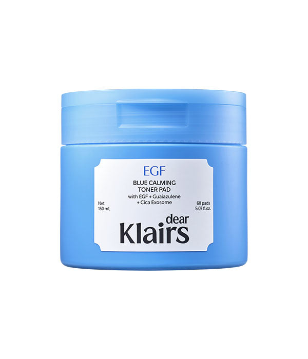 Blue Calming Toner Pads - Dear Klairs