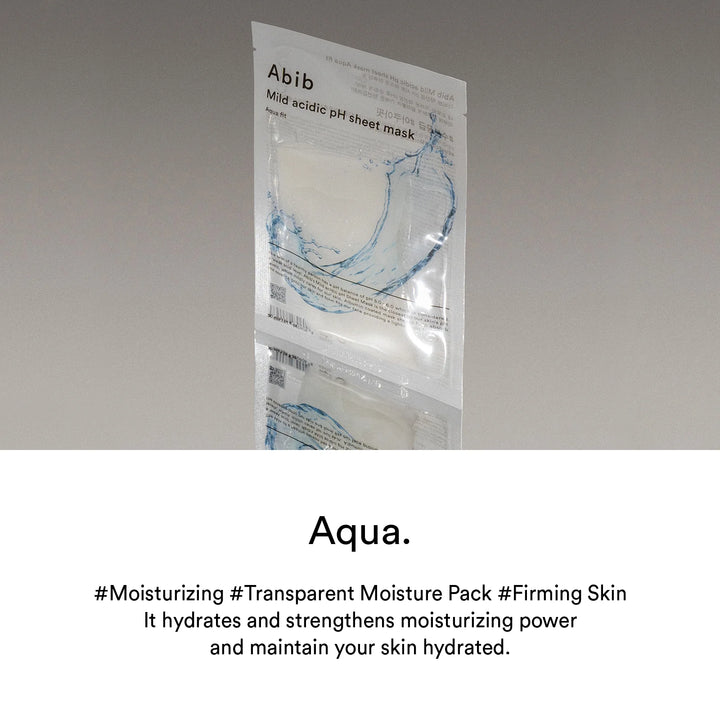 Abib - Mild Acidic Ph Sheet Mask Aqua Fit - 1 ea
