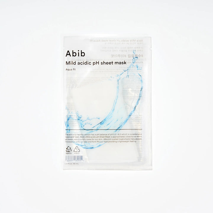 Abib - Mild Acidic Ph Sheet Mask Aqua Fit - 1 ea