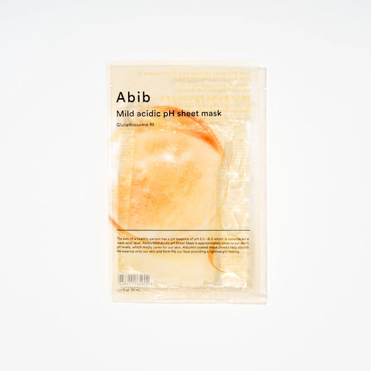 Abib - Mild Acidic pH Sheet Mask Glutathiosome Fit - 1 masque