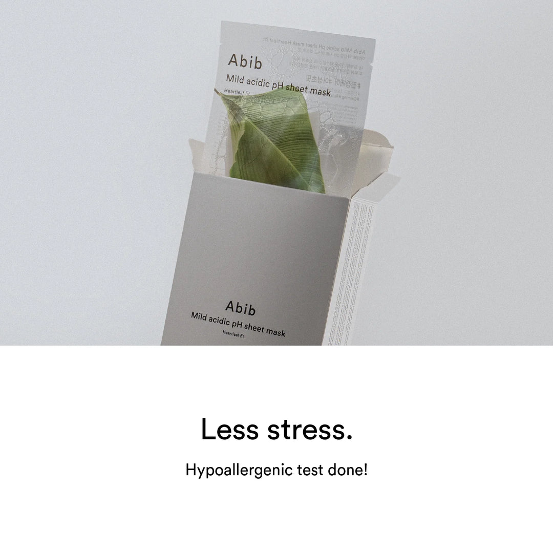 Abib - Mild Acidic Ph Sheet Mask Heartleaf Fit - 1 ea
