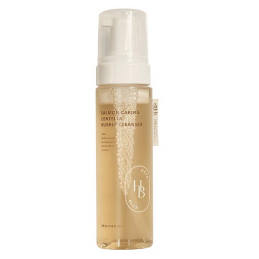 HEVEBLUE - Mousse Nettoyante Apaisante au Saumon et Centella - 200 ml