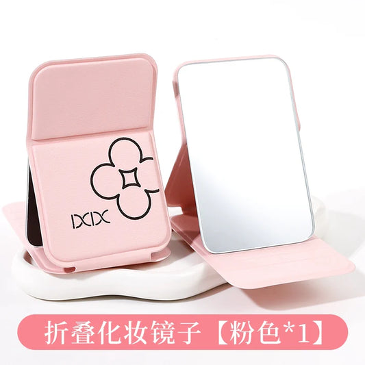xixi - Portable Cosmetic Mirror [#Pink - 62g]