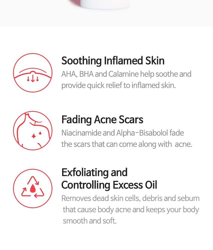 TIA'M Anti-Blemish Body Lotion: Back & Chest Renewal Formula for Clear Skin