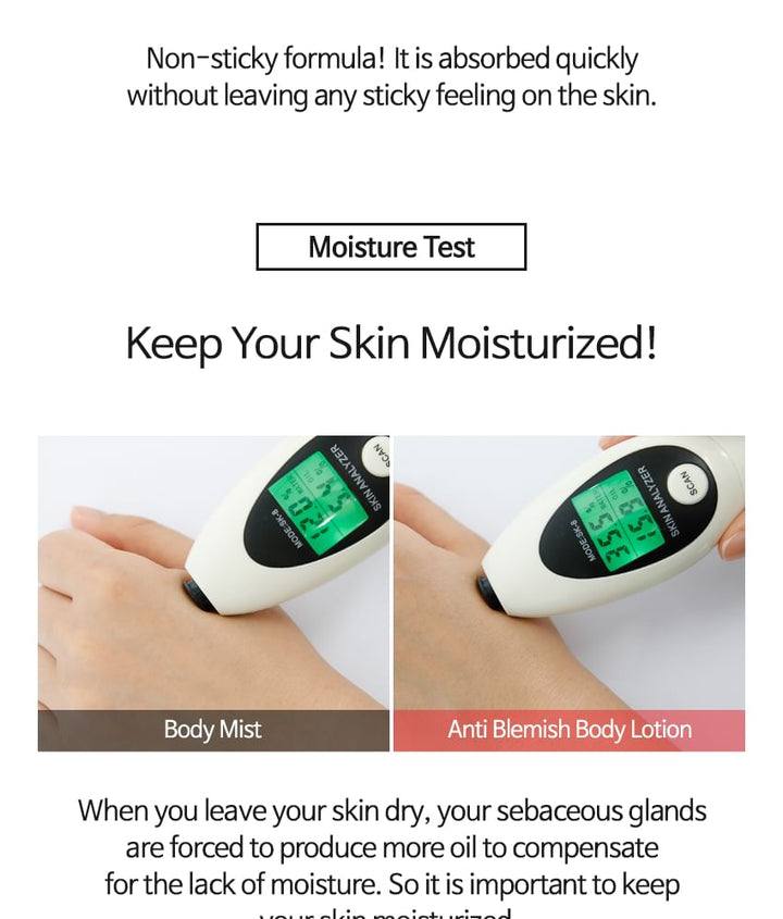 TIA'M Anti-Blemish Body Lotion: Back & Chest Renewal Formula for Clear Skin