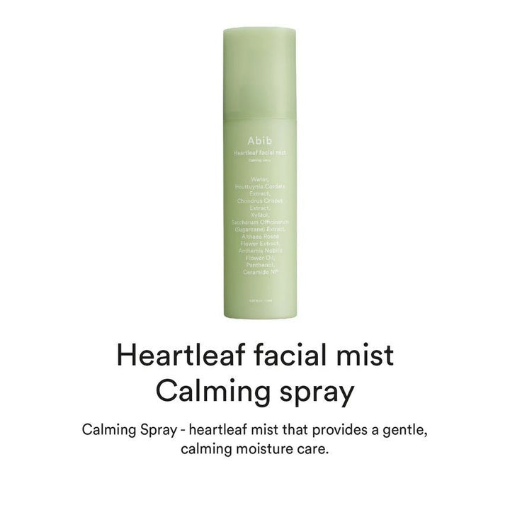 [Abib] Heartleaf facial mist calming spray 150ml + re150ml