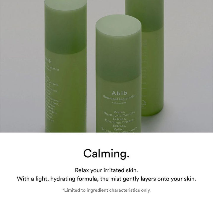 [Abib] Heartleaf facial mist calming spray 150ml + re150ml