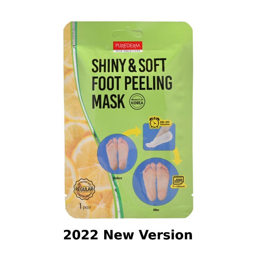 Purederm Advanced Exfoliating Foot Peeling Mask for Silky Soft Feet, 1 Pair