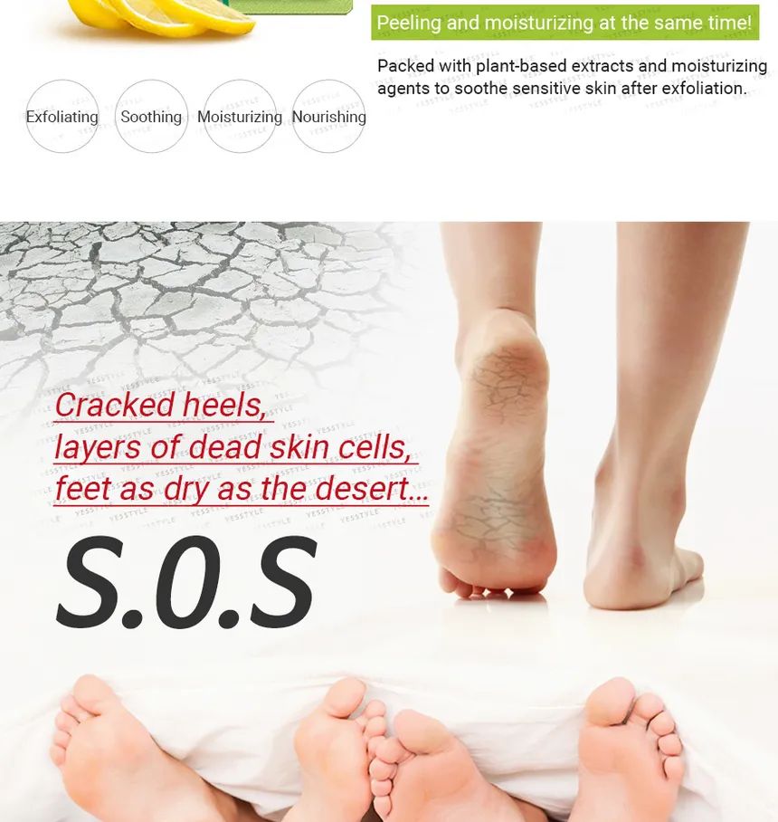 Purederm Advanced Exfoliating Foot Peeling Mask for Silky Soft Feet, 1 Pair