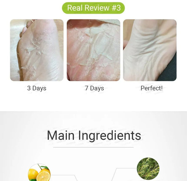 Purederm Advanced Exfoliating Foot Peeling Mask for Silky Soft Feet, 1 Pair